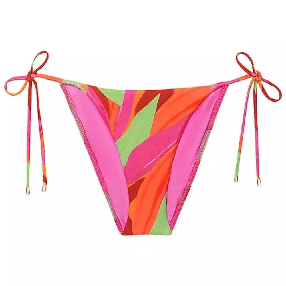 NWT Vix Paula Hermanny Cherish Side-Tie Bikini Bottom Large L